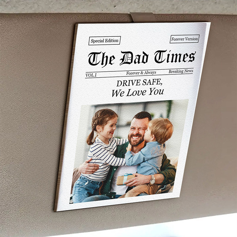 Personalized Car Visor Clip The Dad Times Drive Safe Daddy We Love You Gift for Dad