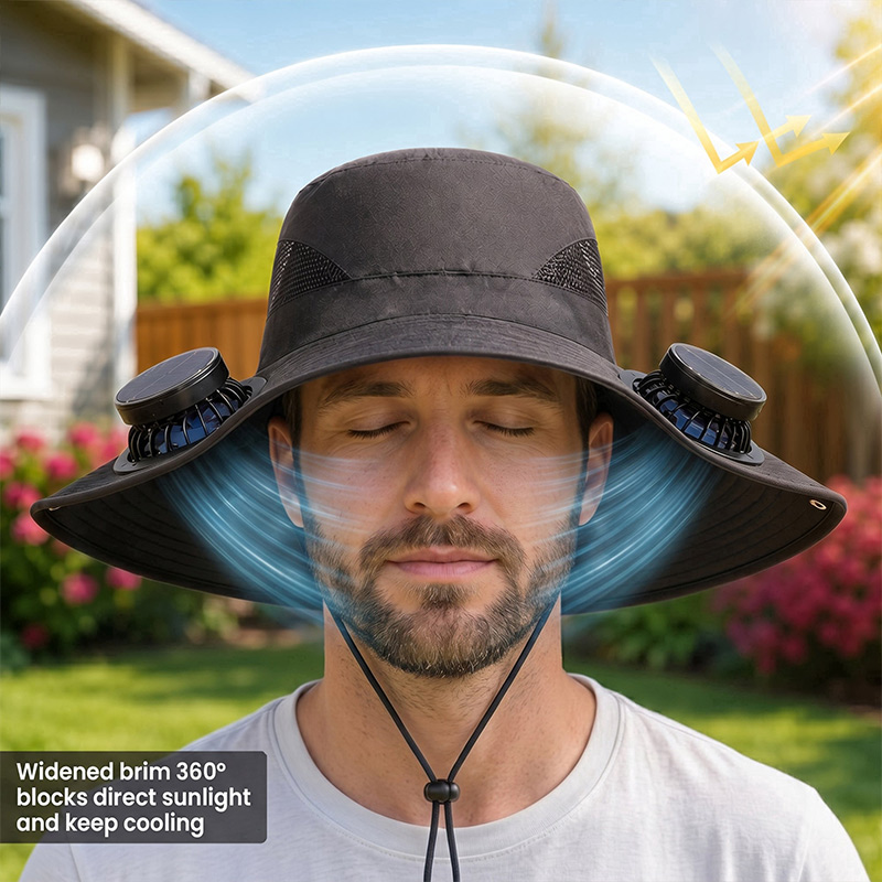 Personalized The Man The Myth The Gardening Legend Solar Fan Hat Dad Granfather Solar Fan Hat Gardening Lover Gifts for Him