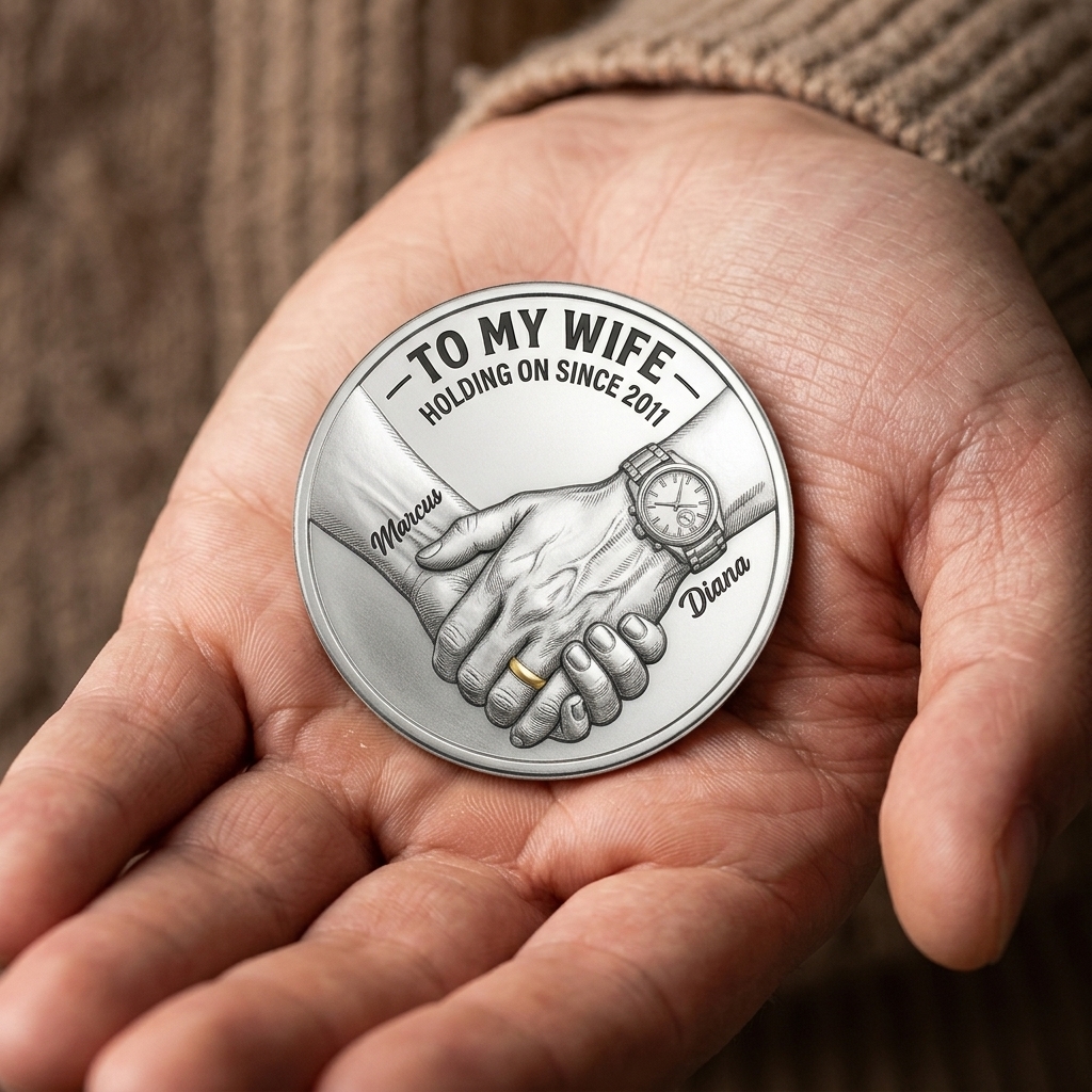 Personalized Promise Pocket Hug for Wife Anniversary Gift for Wife Custom Pocket Hug with Name Couple Gift