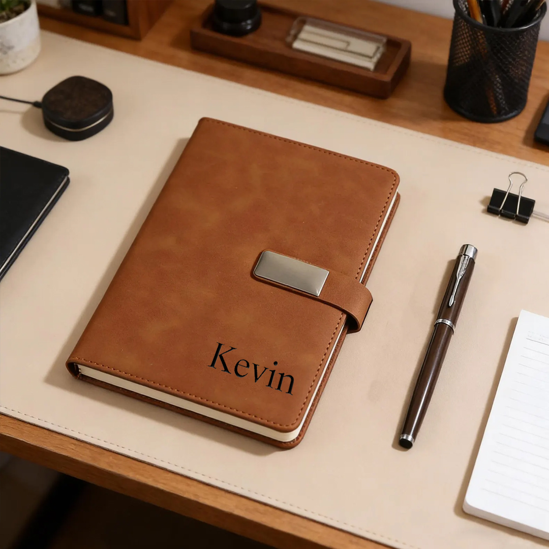 Personalized Engraved Journal Set with Pen Birthday Gift Graduation Gifts for Him