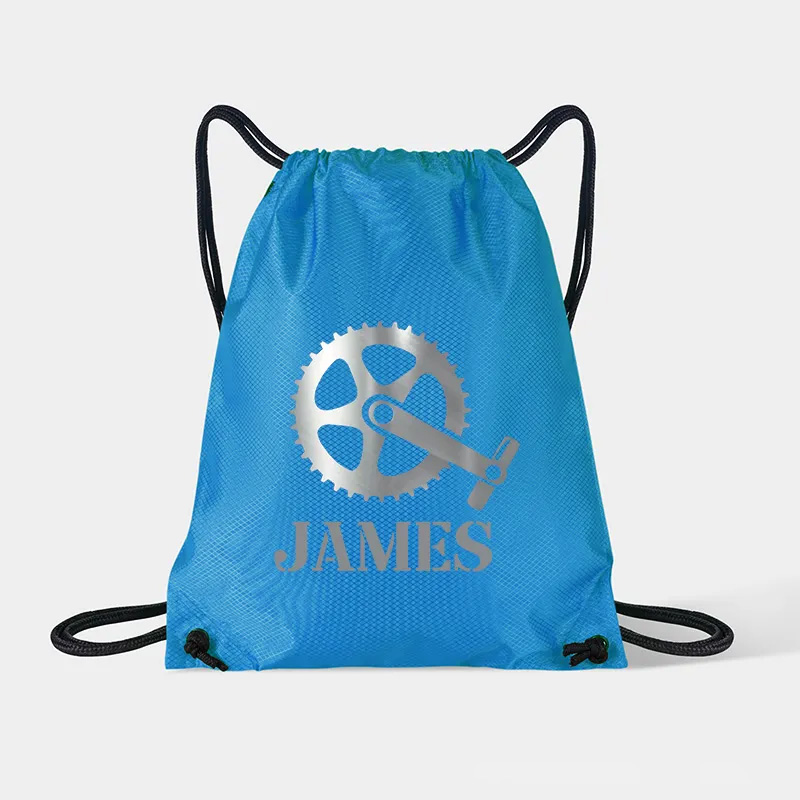 Personalized Gear Riding Drawstring Bag Team Sports Backpack Bags for Cycling Lovers