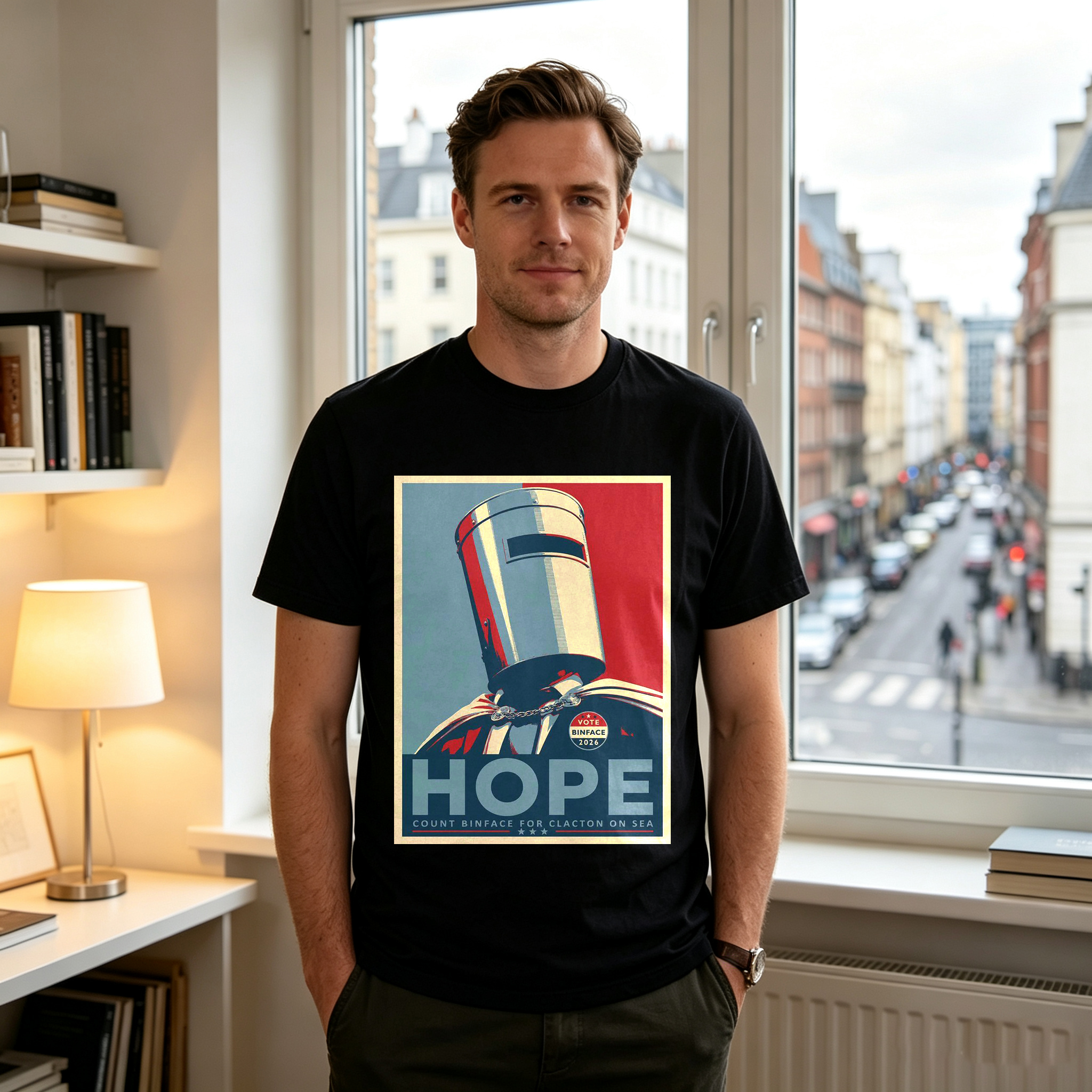Count Binface Classic T-Shirt Vote Binface Clacton British UK Tee Anti Farage Shirt