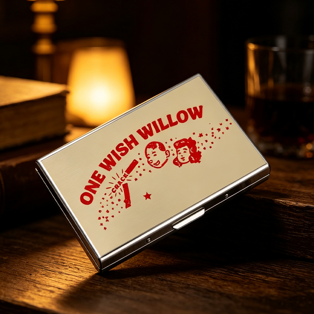 Obsession One Wish Willow Metal Cigarette Case for Movie Fans
