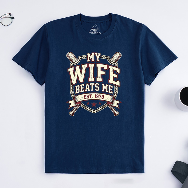 Personalized My Wife Beats Me Shirt Vintage Husband And Wife Shirts Husband Shirt For Men Funny Husband Shirt Funny Husband Gift