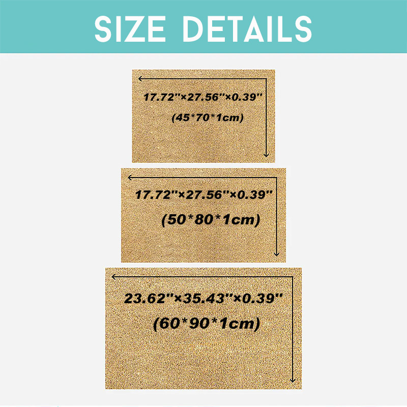 Personalized Grandkids Spoiled Here Doormat with Names Custom Home Decor Decorative Mat Gift for Grandpa Grandma