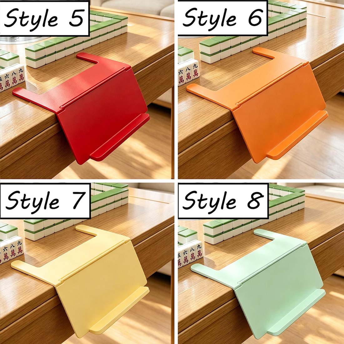 Personalized Mahjong Card Holder 3D Printed Foldable Mahjong Game Card Rack Mahjong Accessories Home Game Night Accessory Mahjong Player Gift