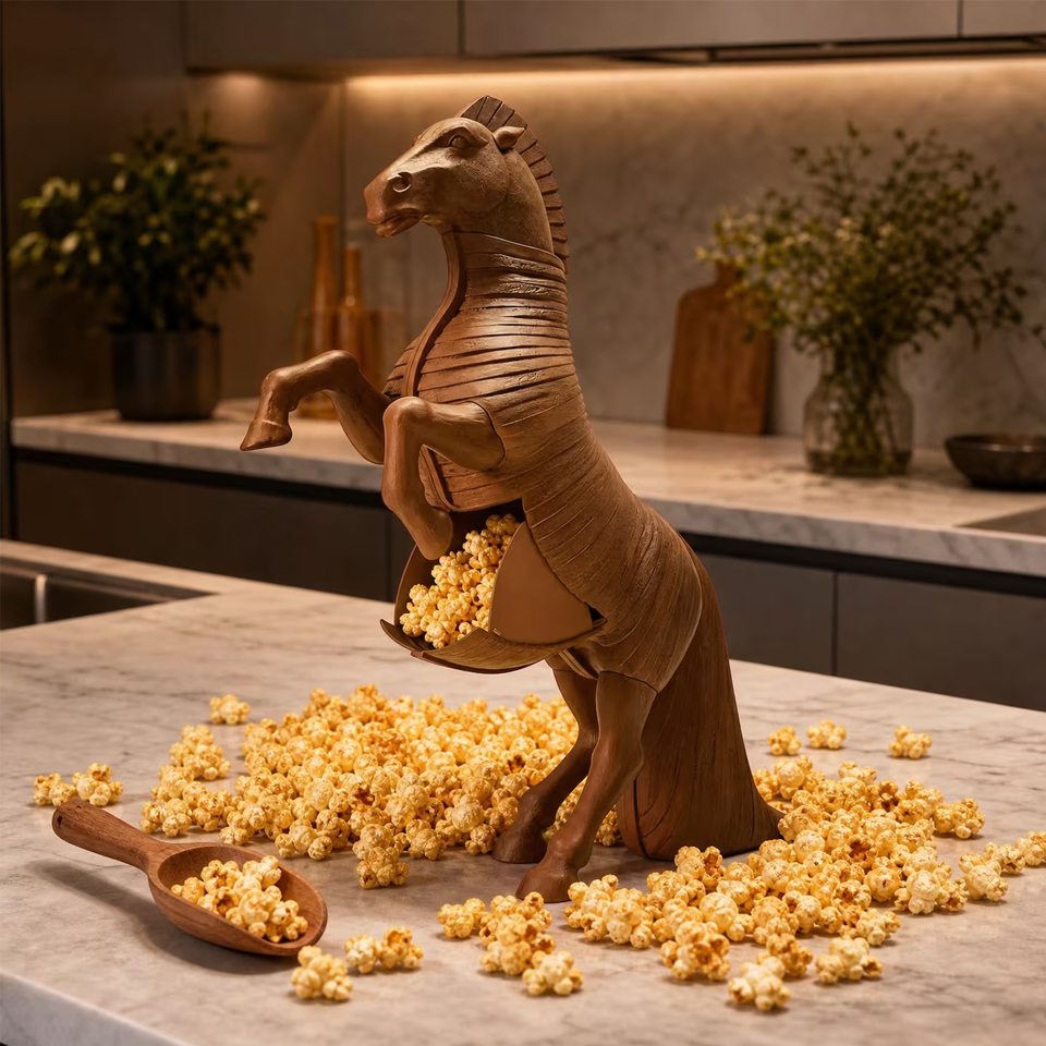 The Odyssey Movie Trojan Horse Popcorn Bucket