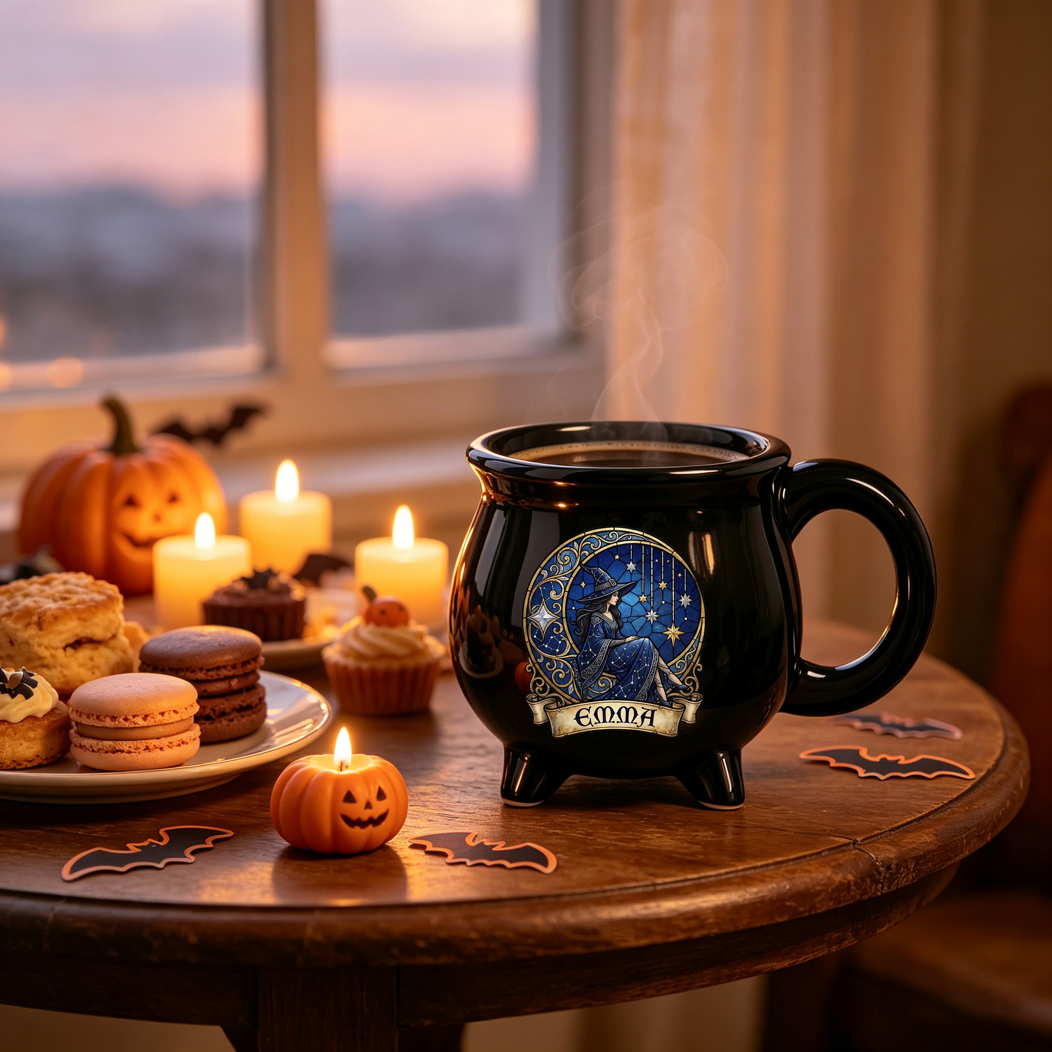 Personalized Witchy Cauldron Coffee Mug Halloween Gifts For Witch  Moonlit Witch Vibes
