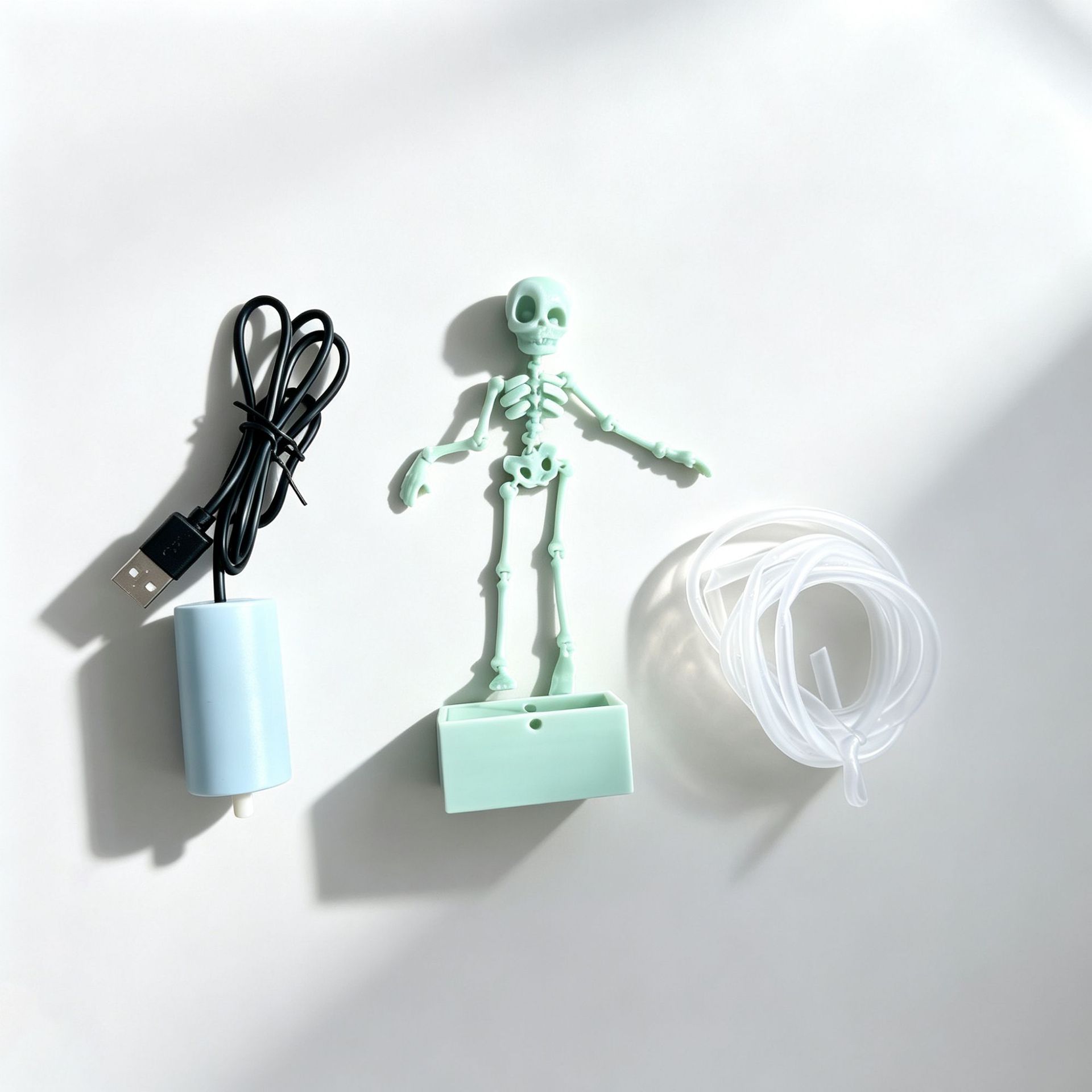 3D Dancing Skeleton Fish Tank Decoration