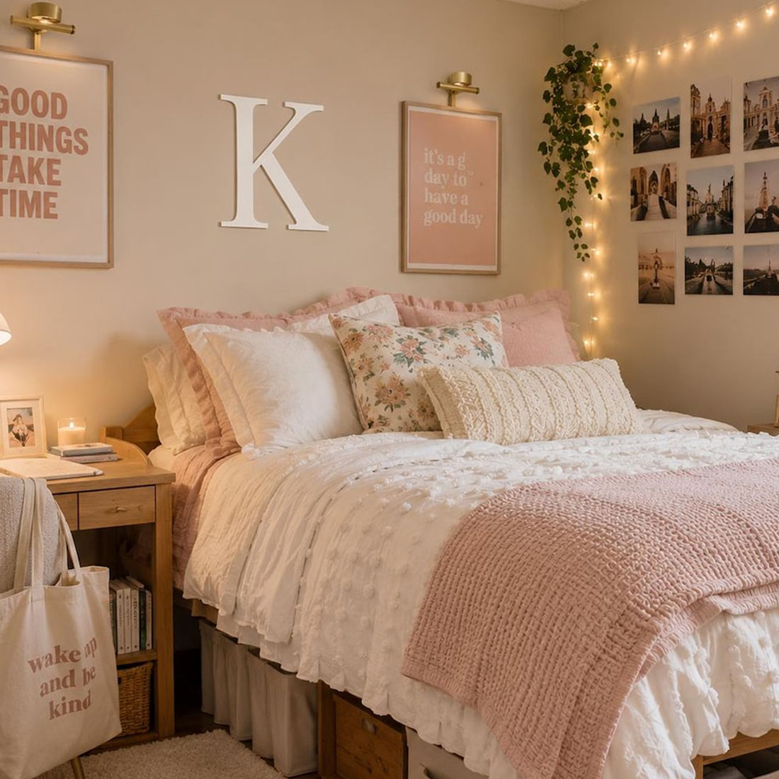 Custom Dorm Room Decor Laser Cut Name sign Acrylic Letter Name Back to school Gifts Preppy College decor