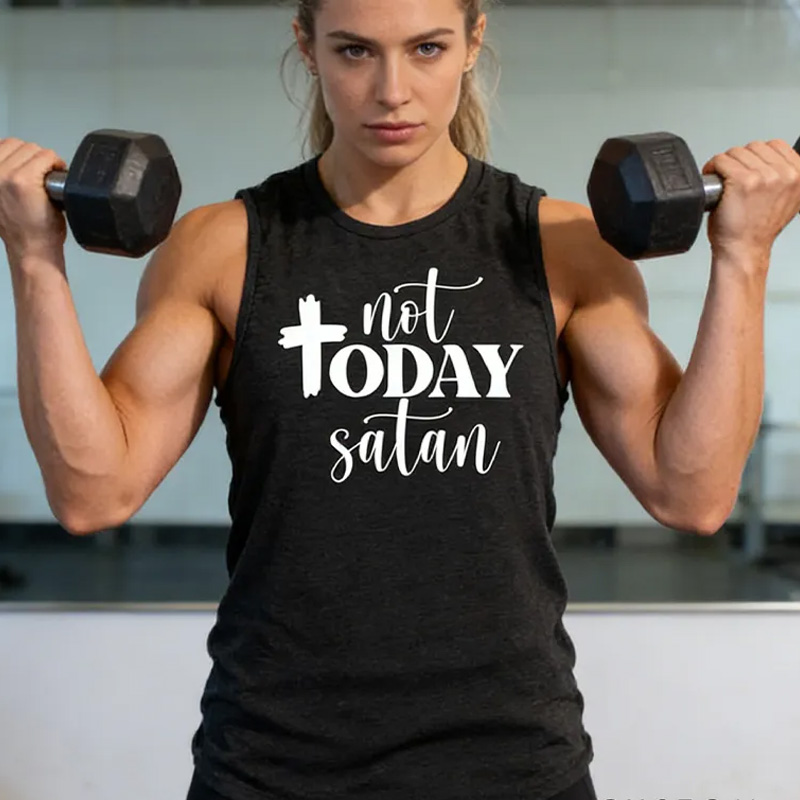 Personalized Funny Workout Gym Top Muscle Tank Inspirational Workout Gym Top for Gym Lover
