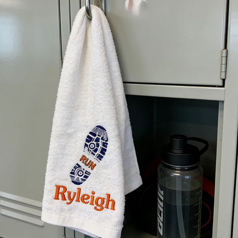 Personalized GYM Towel Sports Embroidered Running Towel Hand Towel Workout Fitness Runner Gym Lover Gift