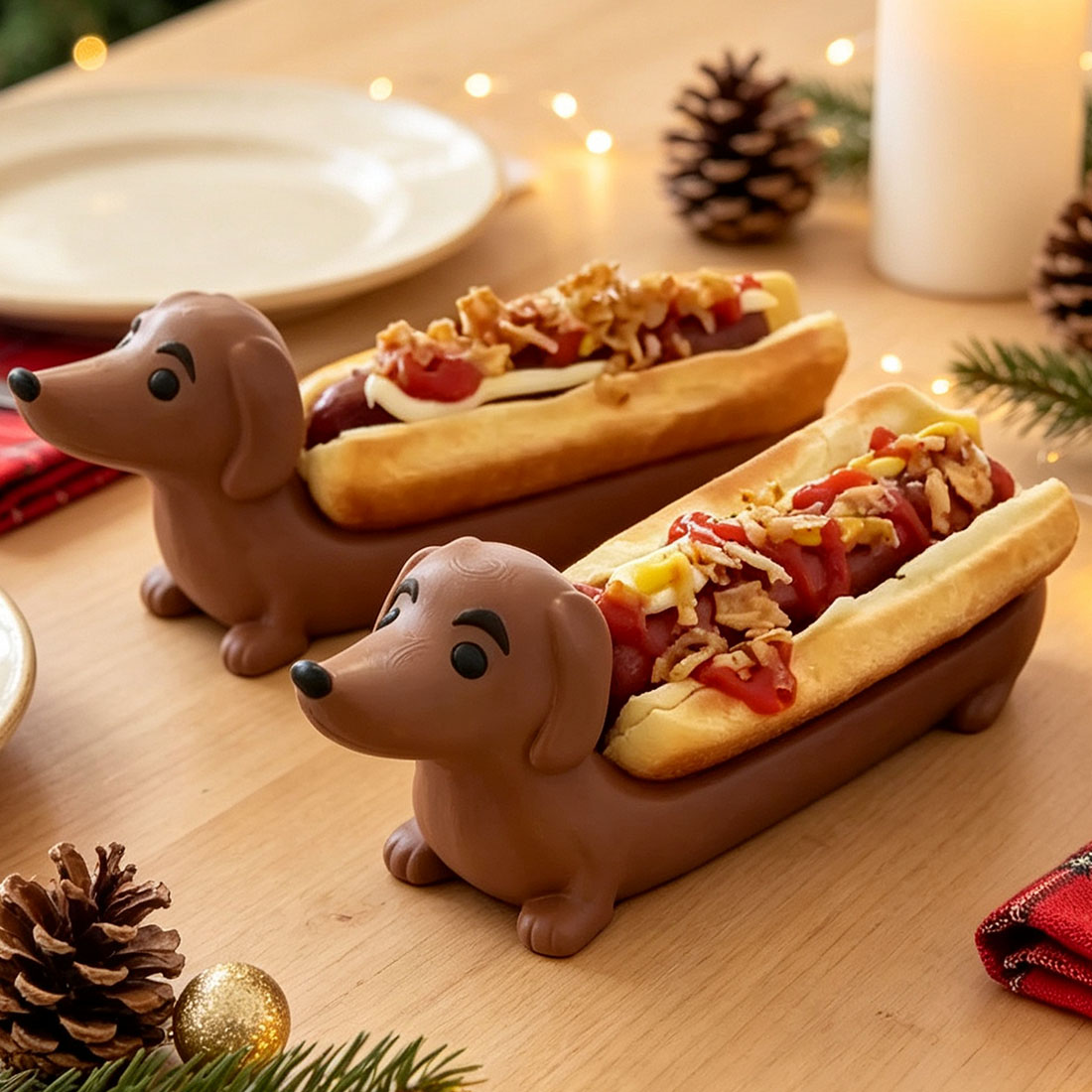3D Printed Dachshund Hot Dog Holder