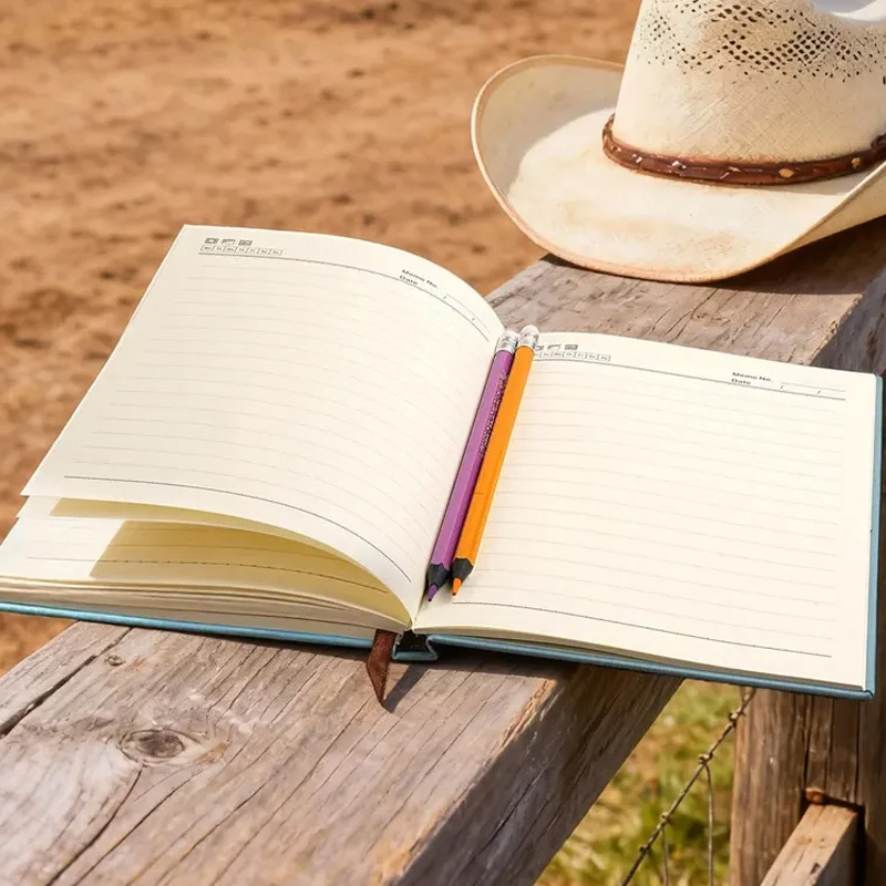 Personalized Faux Embroidered Horse Flower Denim Journal PU Leather Notebook Daily Use Birthday Gift for Horse Lovers Riding Lovers Equestrian Lovers