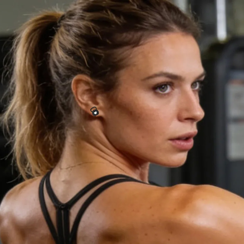 PersonalizedKettlebell Earrings Fitness CrossFit Jewelry Dumbbell Acrylic Earrings Accessories for Gym Lovers