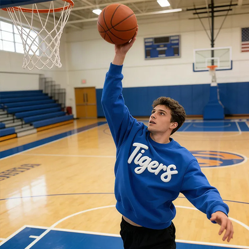 Personalize Your Cozy Sweatshirt with Custom Team Name and Embroidery