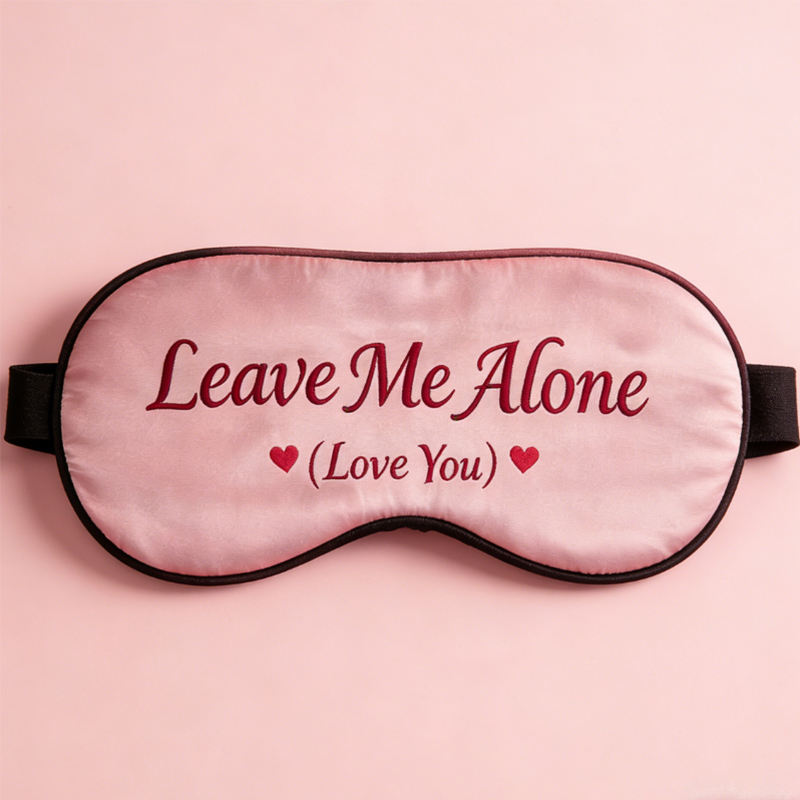 Personalized Couple Sleep Masks Custom Text All Day Comfort Relaxing Sleep Buddy for Partners