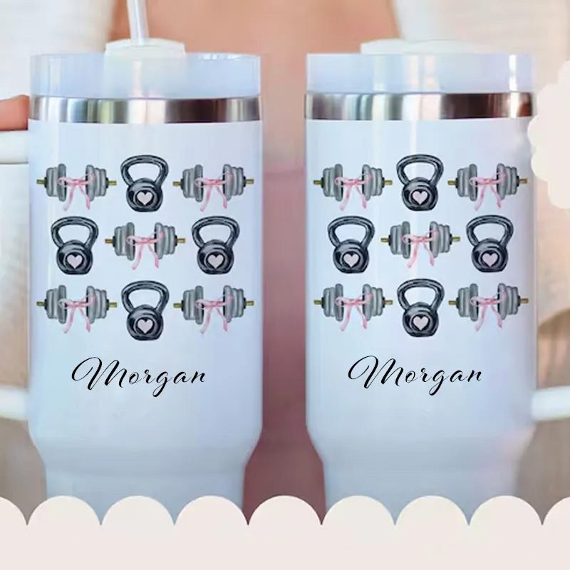 Personalized Workout Tumblers Gift for Fitness Lover Mug Custom Gym Friend Gift for Gym Lovers
