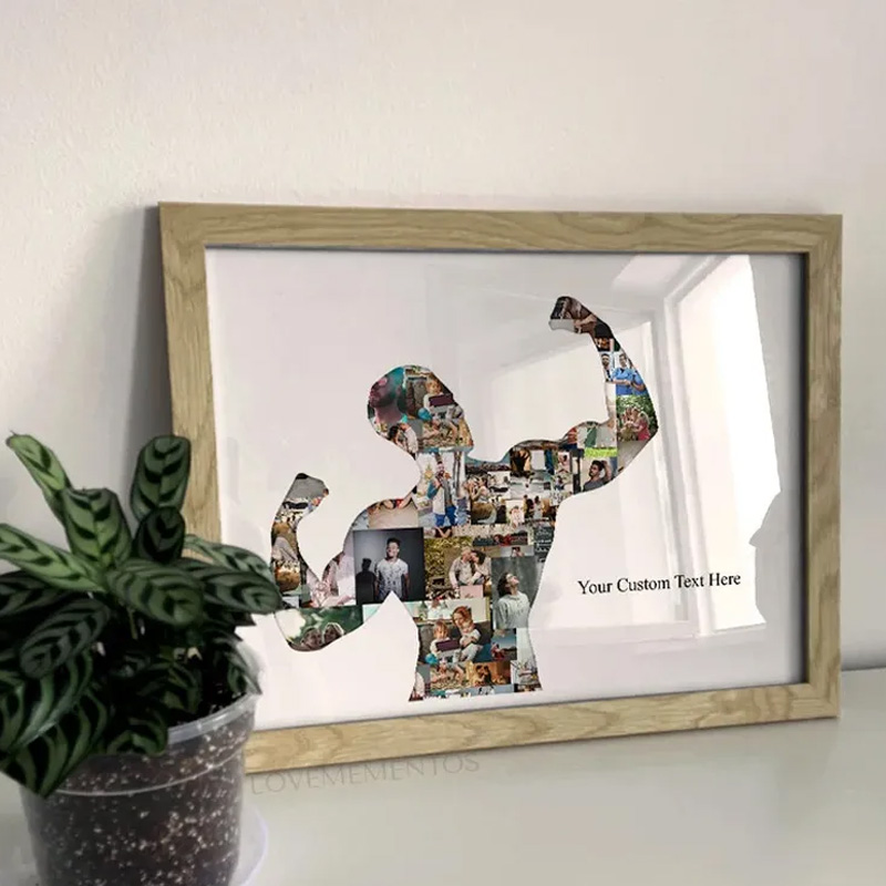 Personalized Weightlifting Art Body Building Gift Gift for Body Builder Weightlifting Gift for Gym Lover
