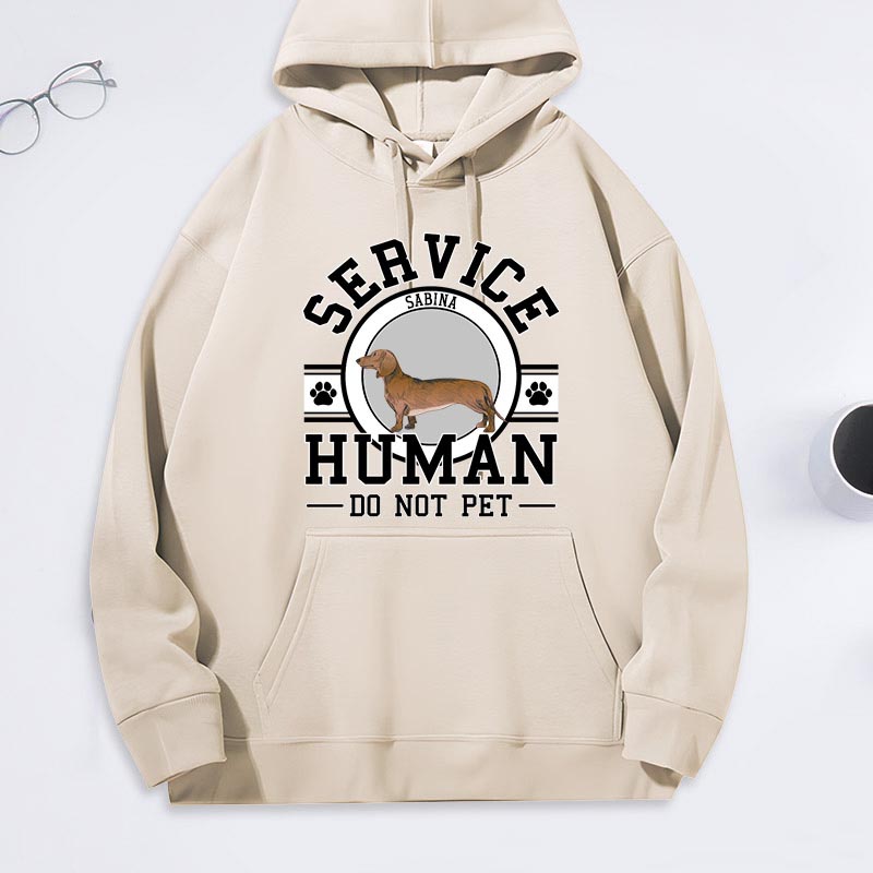 Personalized Dog Lover Service Human Classic Hoodies