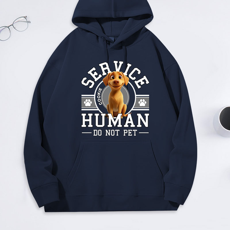 Personalized Dog Lover Service Human Cartoon Classic Hoodies