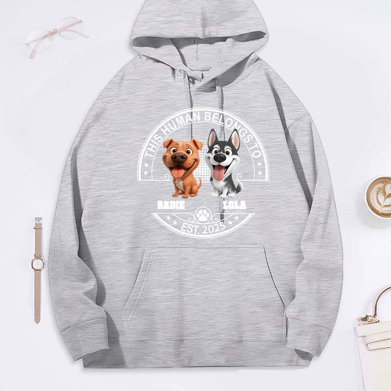 Personalized Dog Lover Belongs to My Dog Baby Hoodies