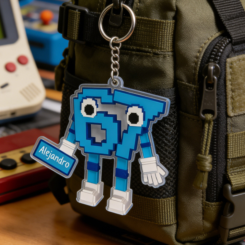 Personalized 67 Meme Figure Keychain Roblox Steal a Brainrot Gift for Geek Lovers