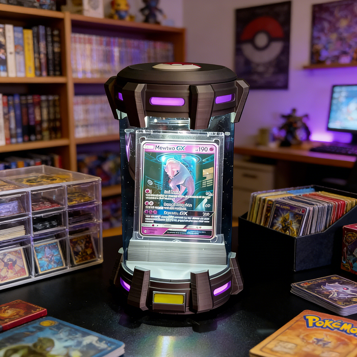 [Copy]Personalized Question Block TCG Deck Box & Dice Cup 3D Printed Card Storage Gaming Accessory