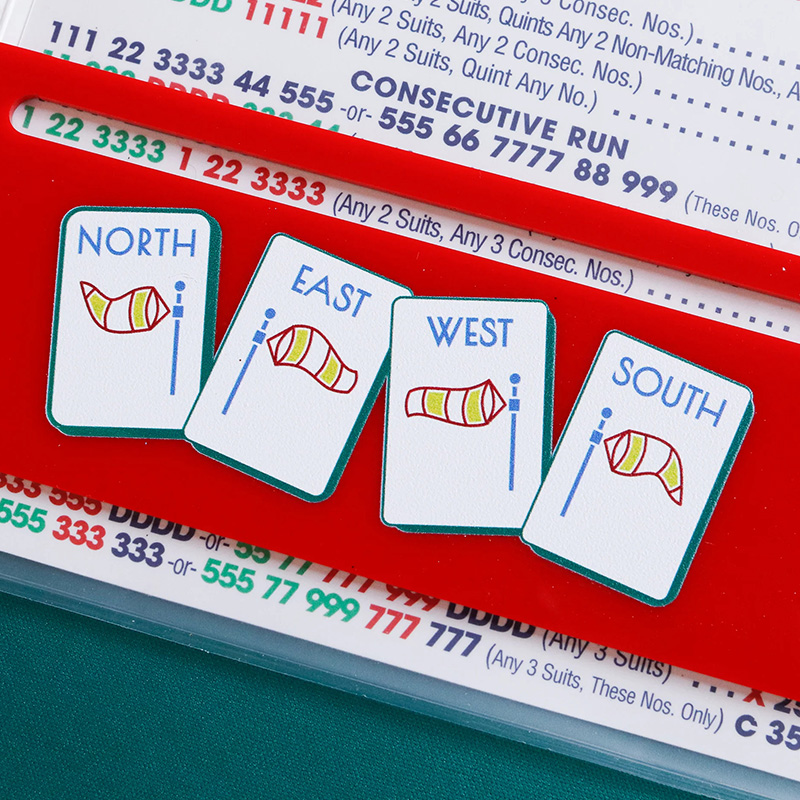 WINDS IN RED-Mahjong Line Reader Gifts Mahjong Accessories Mahjong Line Finder Mahjong Lover Gift