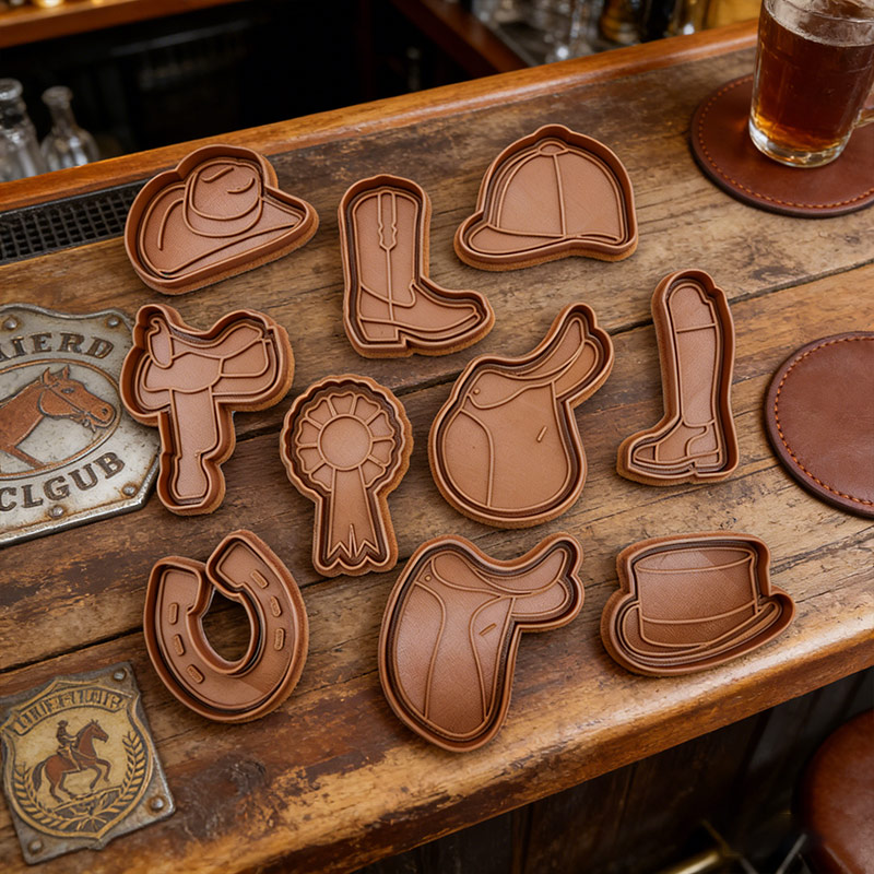 Personalized Horse Riding Cookie Cutter Equestrian Accessories Gift for Equestrian Enthusiasts