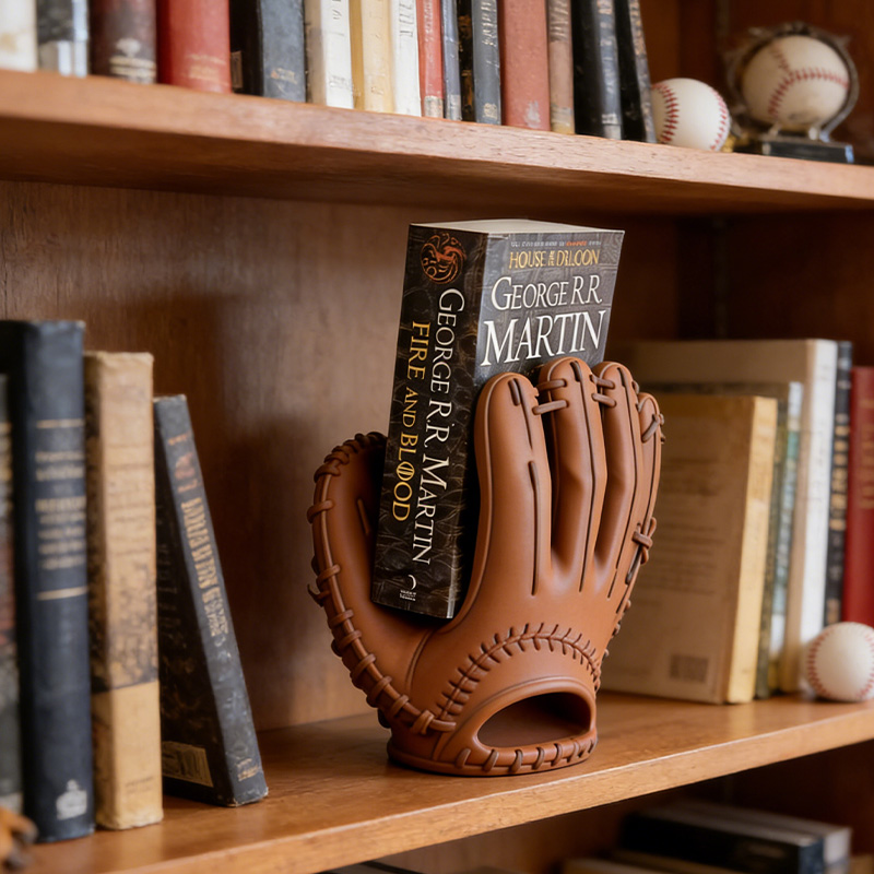 Personalized Baseball Glove Book Holder 3D Printed Custom Name Gift for Baseball Lovers