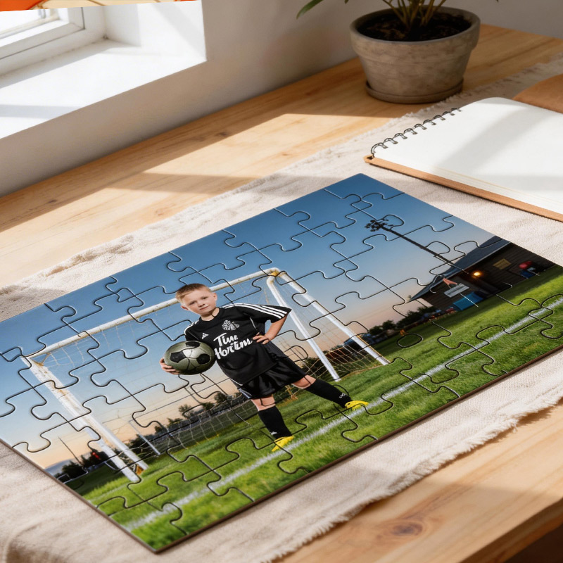 Personalized Photo Puzzle Commemorative Photos Soccer Photos Custom Photos Gifts for Kids