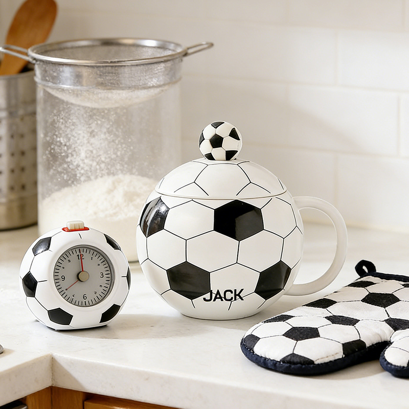Personalized Soccer Mug Ceramic Coffee Mug Soccer Mug with Custom Name Gift for Soccer Lovers