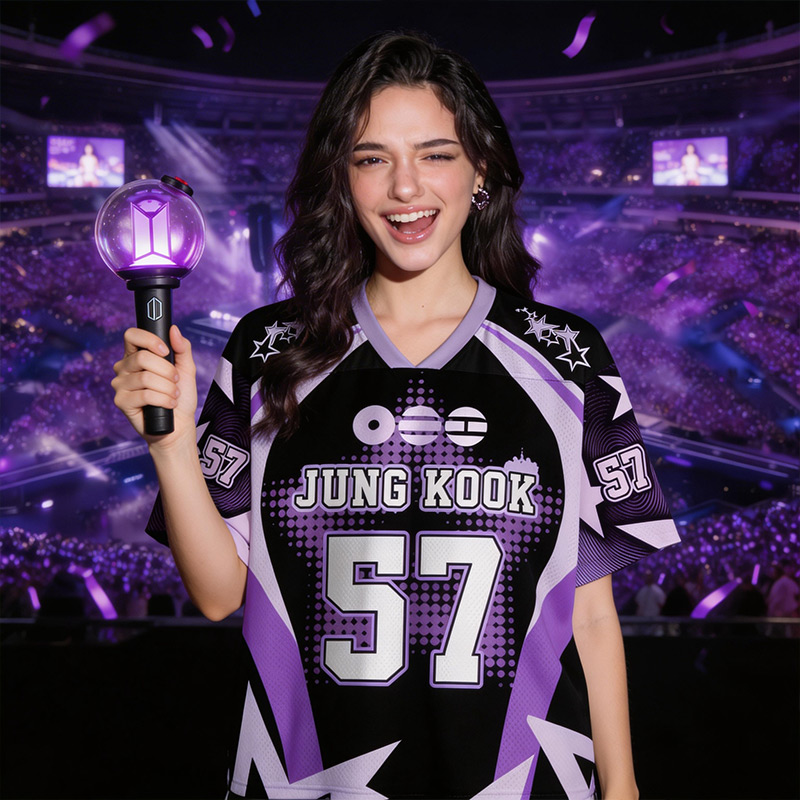 K-Pop Group Mesh Jersey K-Pop Jersey K-Pop Fan Merch Concert Outfit