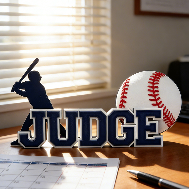 Personalized Baseball Name Sign Featuring Custom Name