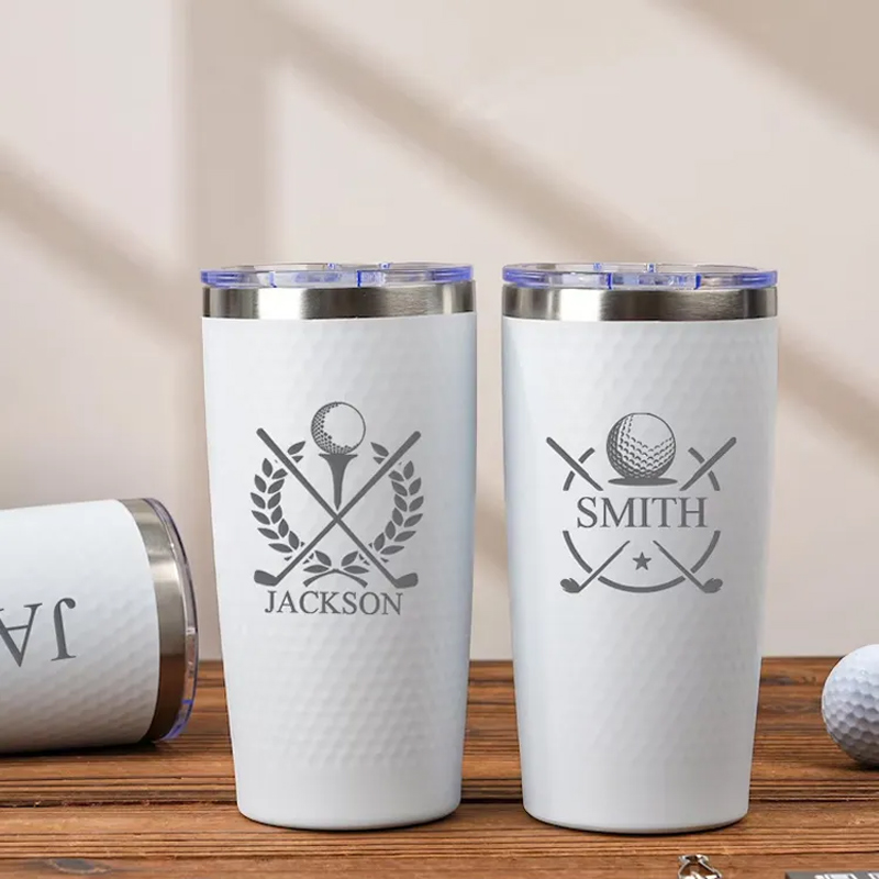 Personalized Golf Tumbler 20oz Insulated Travel Mug Gift for Golf Lovers