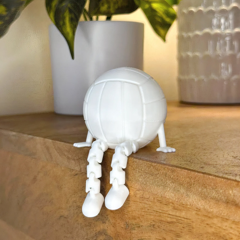 Personalized Basketball Football Volleyball Sports Ball Themed Figurines Creative 3D Printed Decorations