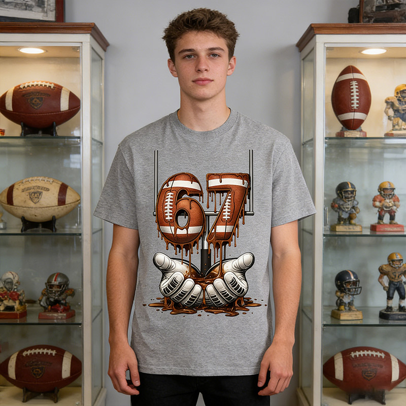 Personalized 67 T-Shirt Sports Six Seven Meme Drip Basketball Football Soccer 67