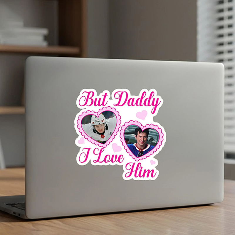 Personalized HR Hockey Design Sticker with Custom Design, Hot Book Movie Fan Gifts