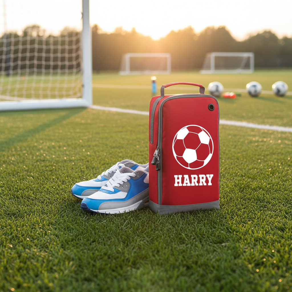 Personalised Football Boot Bag with Name Custom Football Bag for Kids Soccer Boot Gym Kit Bags Soccer Bag Customised Football Lover Gift for kids