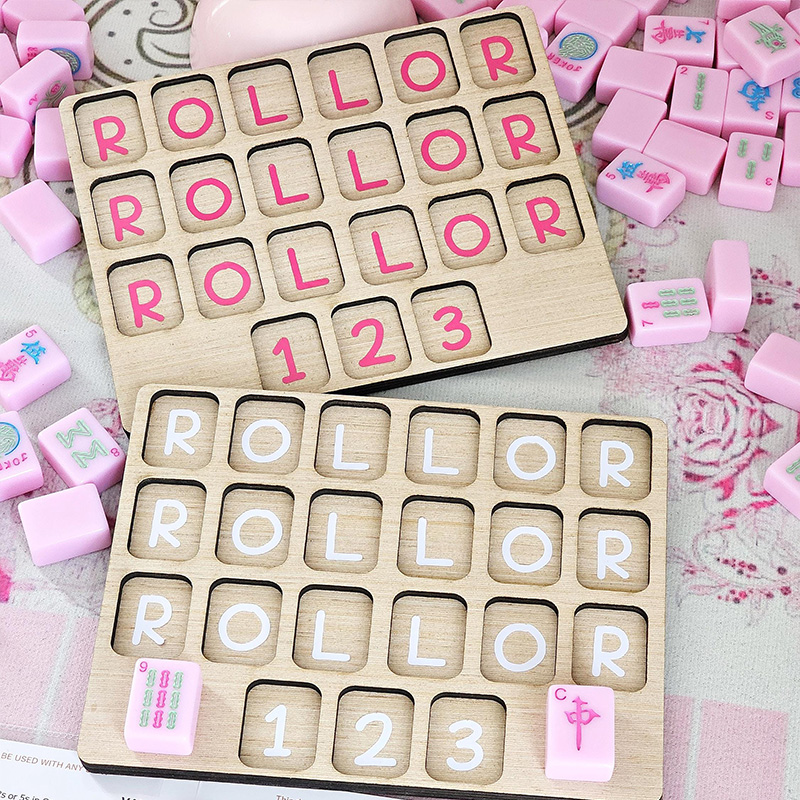 Personalized "The Classic"  Mahjong Practice Board Mahjong Scoreboard for Learning and Scoring