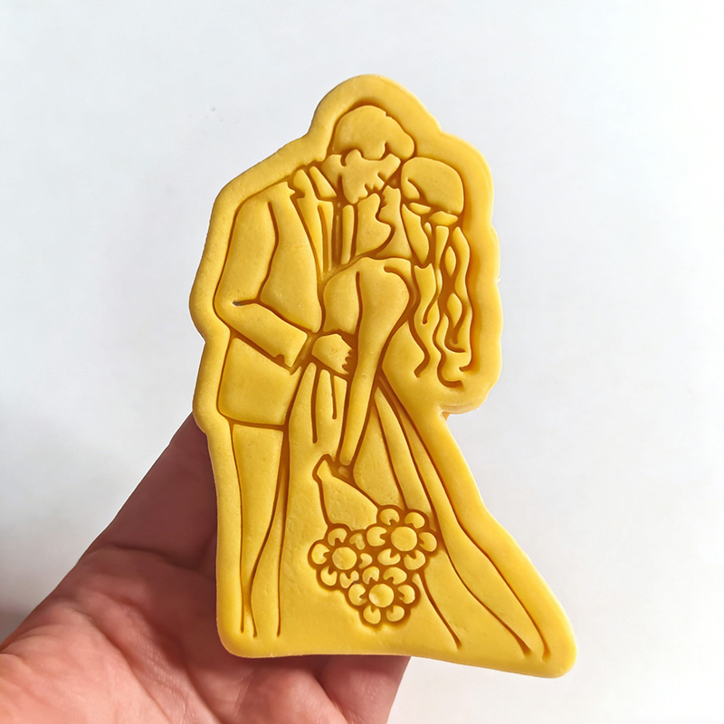 Personalized Couple Face Photo Cookie Cutter Wedding Cookie Cutter Guest Gift Idea Custom Newlywed Couple Face Cookie Gift Wedding Favor