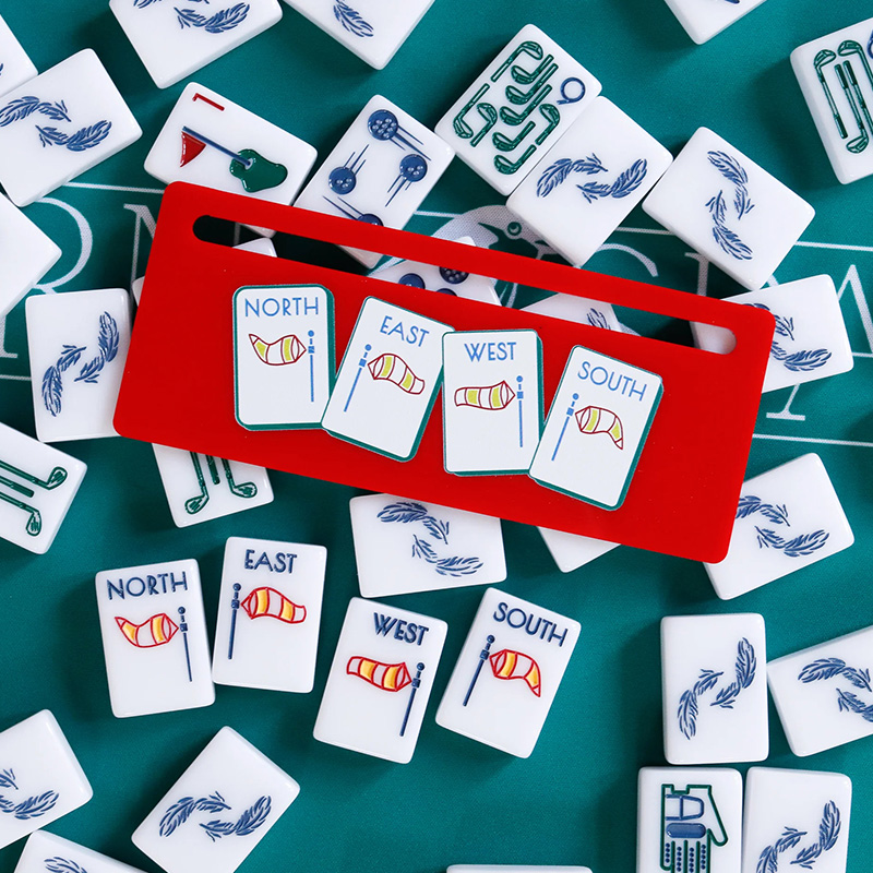 WINDS IN RED-Mahjong Line Reader Gifts Mahjong Accessories Mahjong Line Finder Mahjong Lover Gift
