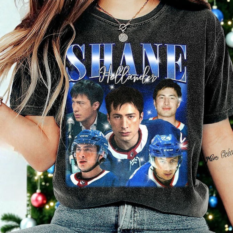 Personalized Ice Hockey Fans Washed T-Shirt with Custom Blue Lightning Image Gift for Fans