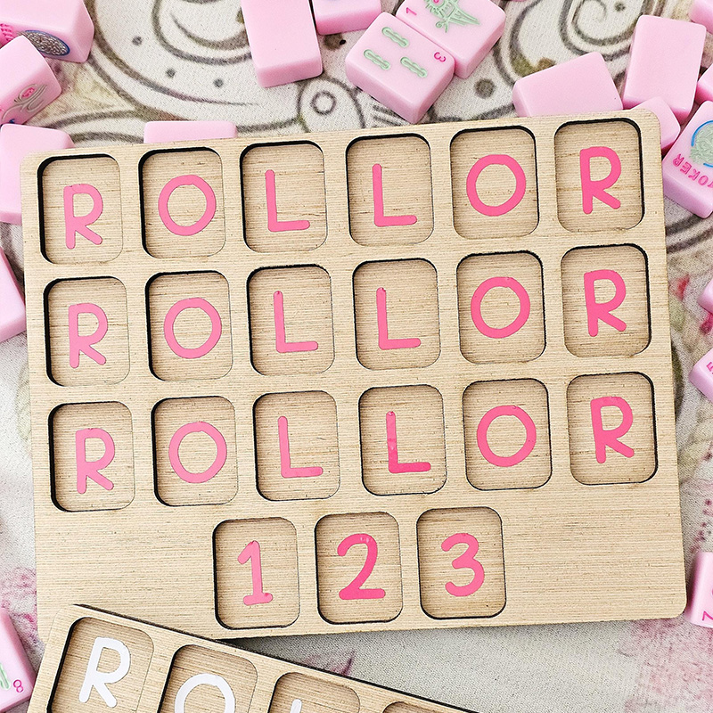 Personalized "The Classic"  Mahjong Practice Board Mahjong Scoreboard for Learning and Scoring