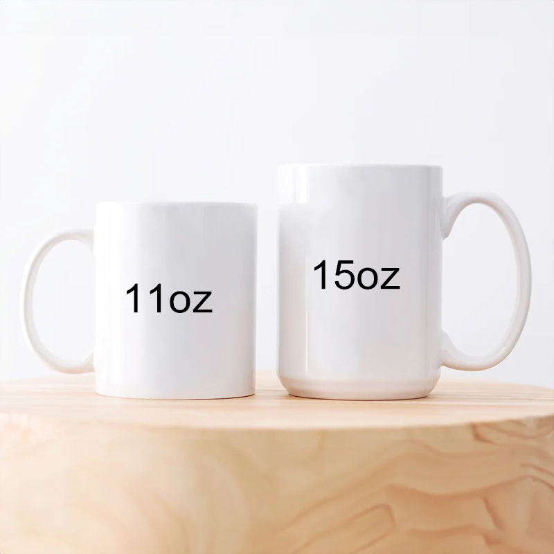 Personalized Faith Heart Line Photo 11oz 15oz Ceramic Coffee Mug with Custom Names Religious Christian Gift Valentine's Day Gift for Couples