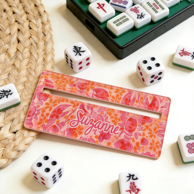 Personalized Mahjong Line Reader Tropical Vacation Style Mahjong Accessories Custom Mahjong Gifts Mahjong Line Finder Mahjong Lover Gift Mahjong Gift 