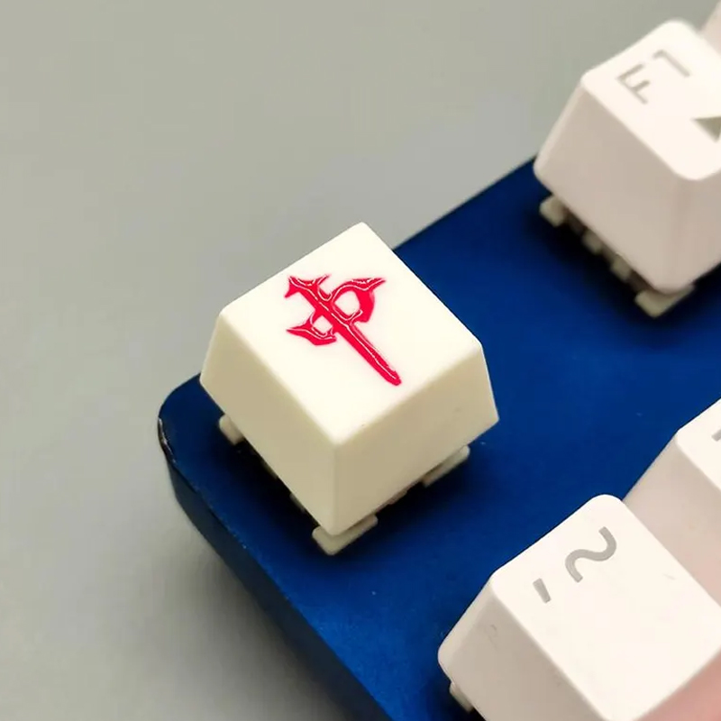3D Printed Mahjong 中發白 Keycaps A Gift for Mahjong Enthusiasts