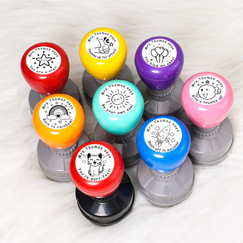 Personalized Teacher Stamp Encouragement Stamp Teacher Grading Stamp Gift for Teacher