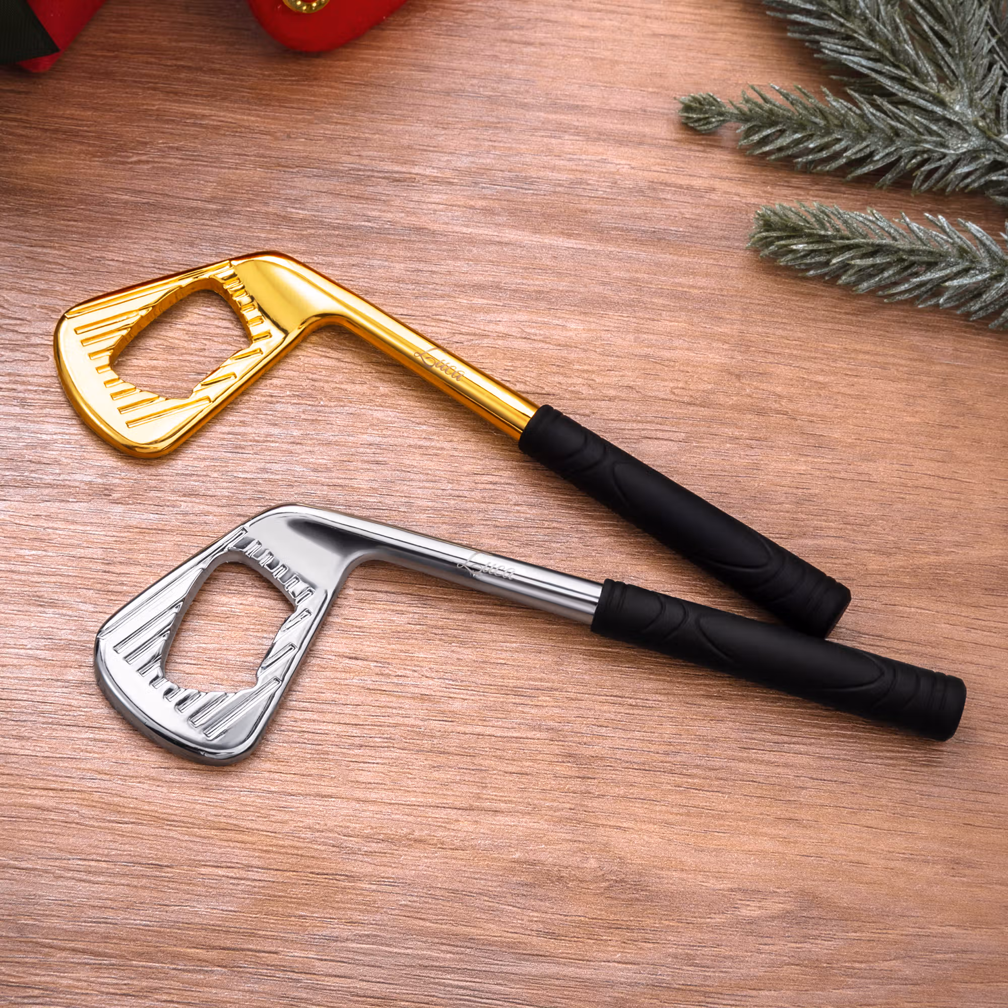 Personalized Golf Club Bottle Opener with Engraved Name Bar Accessory Bachelor Party Birthday Gift for Golf Lovers Drinking Enthusiasts